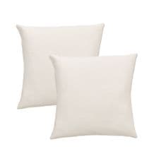 Twin Pack Cushion Natural