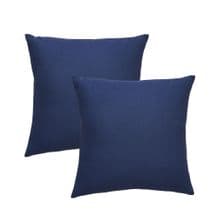 Twin Pack Cushion Navy