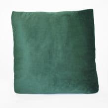 Velvet Cushion 43x43cm Green
