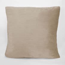 Velvet Cushion 43x43cm Natural