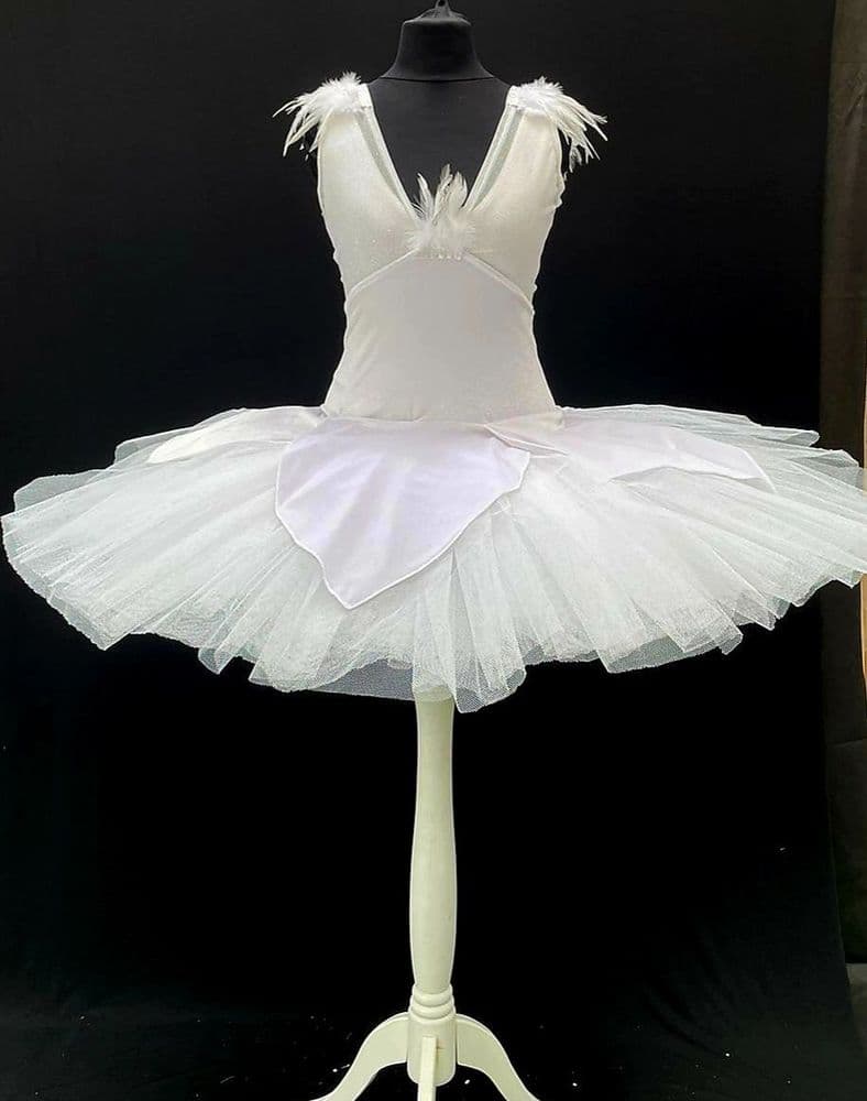 White Swan Lake Inspired Tutu Hire Costume - Main Image