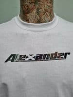 Alexander Chrome Logo T shirt classic coachbuilder bus Logo ideal present Dennis