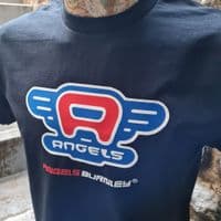 Angels inspired Graphic Tee Shirt Burnley Legendary Nightclub various colours