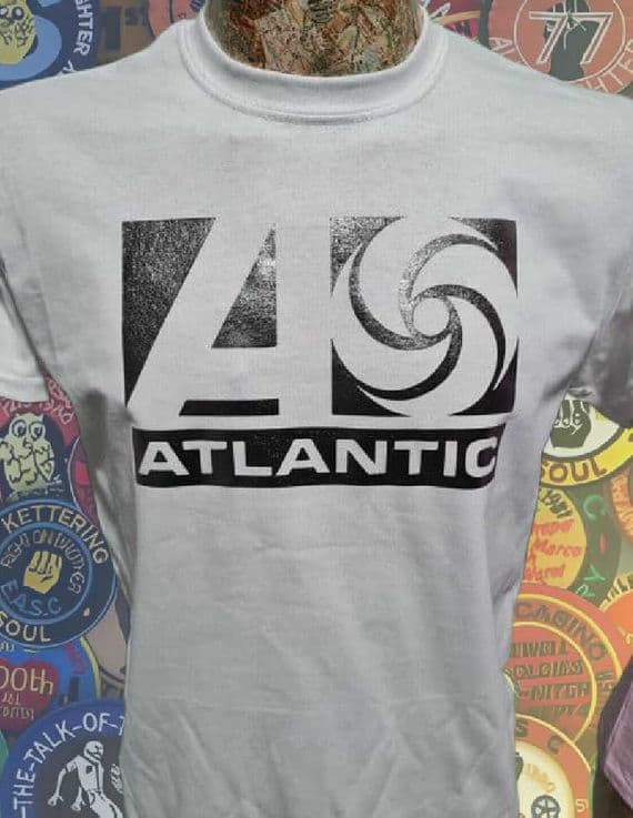 Atlantic Records Northern Soul Disco Funk Pop tee t shirt