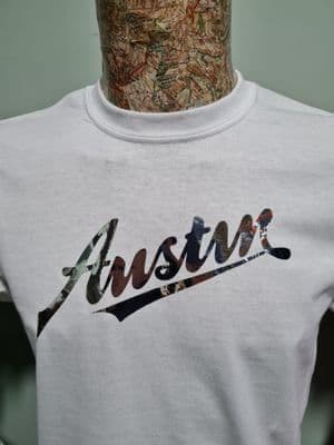 Austin Motors 1940s Chrome logo various colours various colours