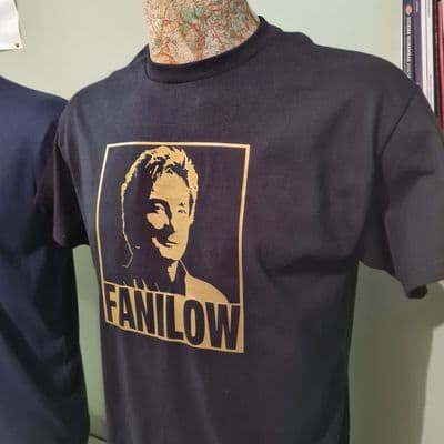 Barry Manilow Fanilow graphic tee t shirt