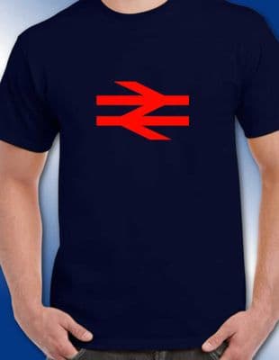 BR British Rail Red Double Arrows Logo T Shirt various colours
