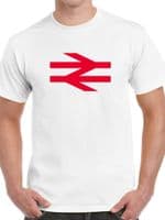 BR British Rail Red Double Arrows Logo T Shirt various colours