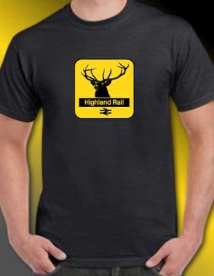 British Rail Highland Rail Logo T Shirt Various Colours