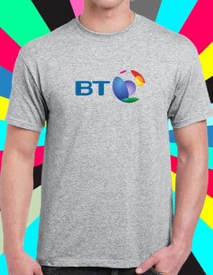 British Telecom 2000s advertising T Tee Shirt various colours retro