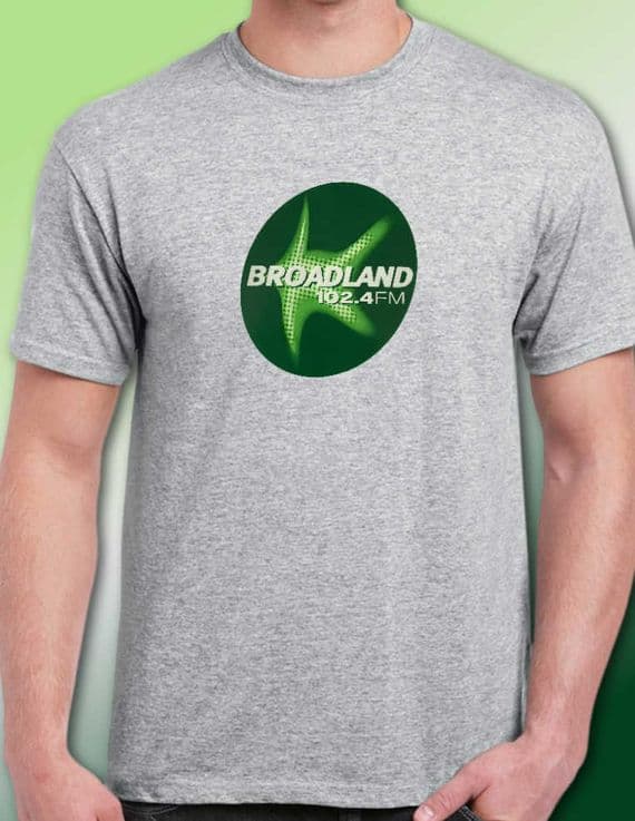 Broadland FM Radio 2000s T Shirt various colours Norfolk