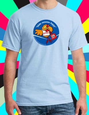 Buzby Make Someone Happy T Tee Shirt various colours GPO British Telecom 70s 80s