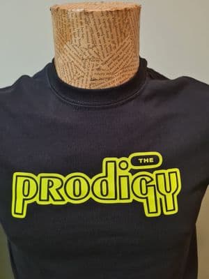 Charley Says Neon Yellow Black T-Shirt Mens Unisex