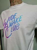 Cool 80s kids morning TV T-Shirt Unisex Top White iridescent logo Timmy Mallett