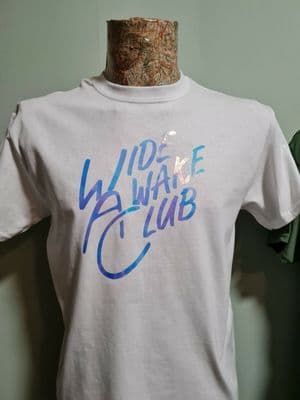 Cool 80s kids morning TV T-Shirt Unisex Top White iridescent logo Timmy Mallett