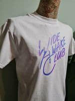 Cool 80s kids morning TV T-Shirt Unisex Top White iridescent logo Timmy Mallett