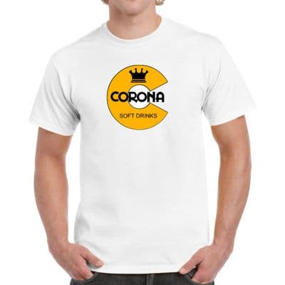Corona Soft Drinks Pop Man T Shirt retro