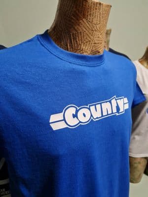 County tractor Royal Blue t shirt unisex