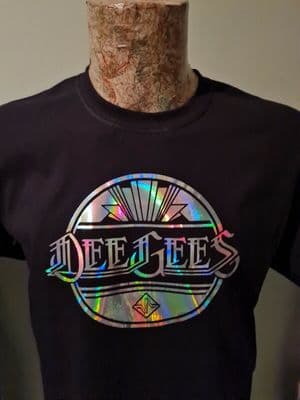 Dave Grohl Dee Gees tee t shirt retro disco legendary Bee Gees reimagined