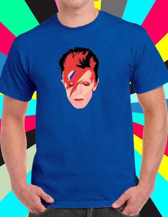 David Bowie Ziggy Stardust T Tee Shirt various colours