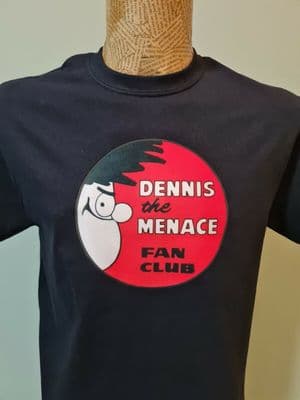 Dennis the Menace fan club Unisex t shirt nostalgia retro 70s 80s funny gift