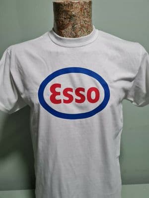 Esso oil logo Mens Unisex t shirt retro nostalgia all size mechanic petrol head