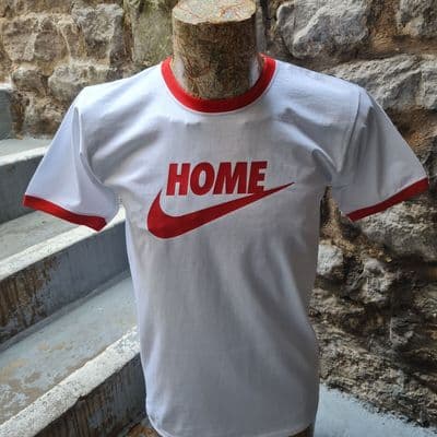 Euro 2022 Coming Home white ringer tee t shirt womens England football champions