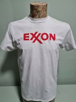 Exxon oil logo Mens Unisex t shirt retro nostalgia all size mechanic petrol head