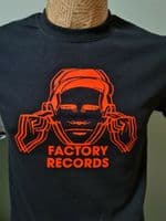 Factory Records Use Hearing Protection Black T-Shirt Mens Unisex Hacienda Fac51