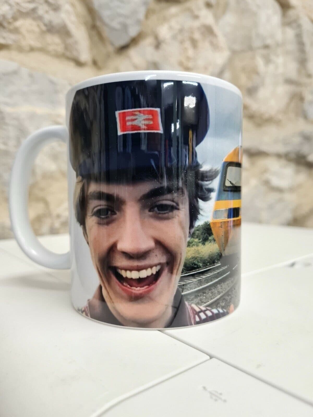 90s POSE UK “Trainspotter couture” tee POSE』 90s UK vintage T-shirts | excube.e_shop