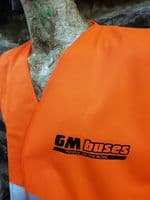GM Buses HI VIS WAISTCOAT HIGH VISABILITY Greater Manchester Transport 