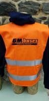 GM Buses HI VIS WAISTCOAT HIGH VISABILITY Greater Manchester Transport 