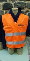 GM Buses HI VIS WAISTCOAT HIGH VISABILITY Greater Manchester Transport 