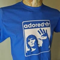 Ian Brown Adored graphic tee t shirt Stone Roses Manchester Heroes Legends