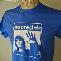 Ian Brown Adored graphic tee t shirt Stone Roses Manchester Heroes Legends