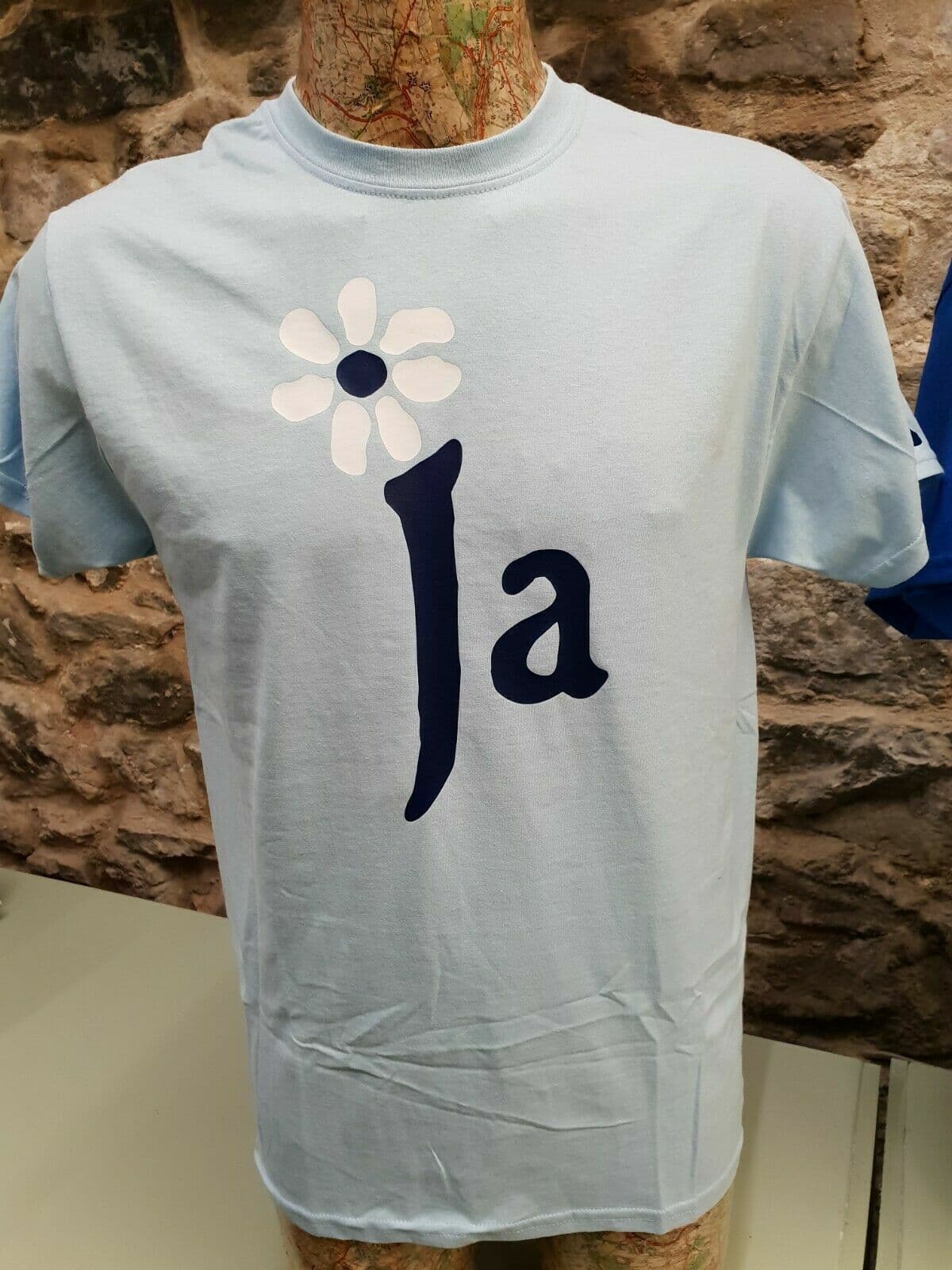 James the band Tim Booth Daisy Sky Blue T shirt original 1990 