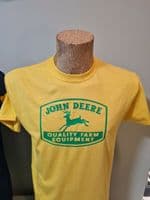 John Deere T-Shirt Mens Unisex Top retro 1950s logo farming tractor farm