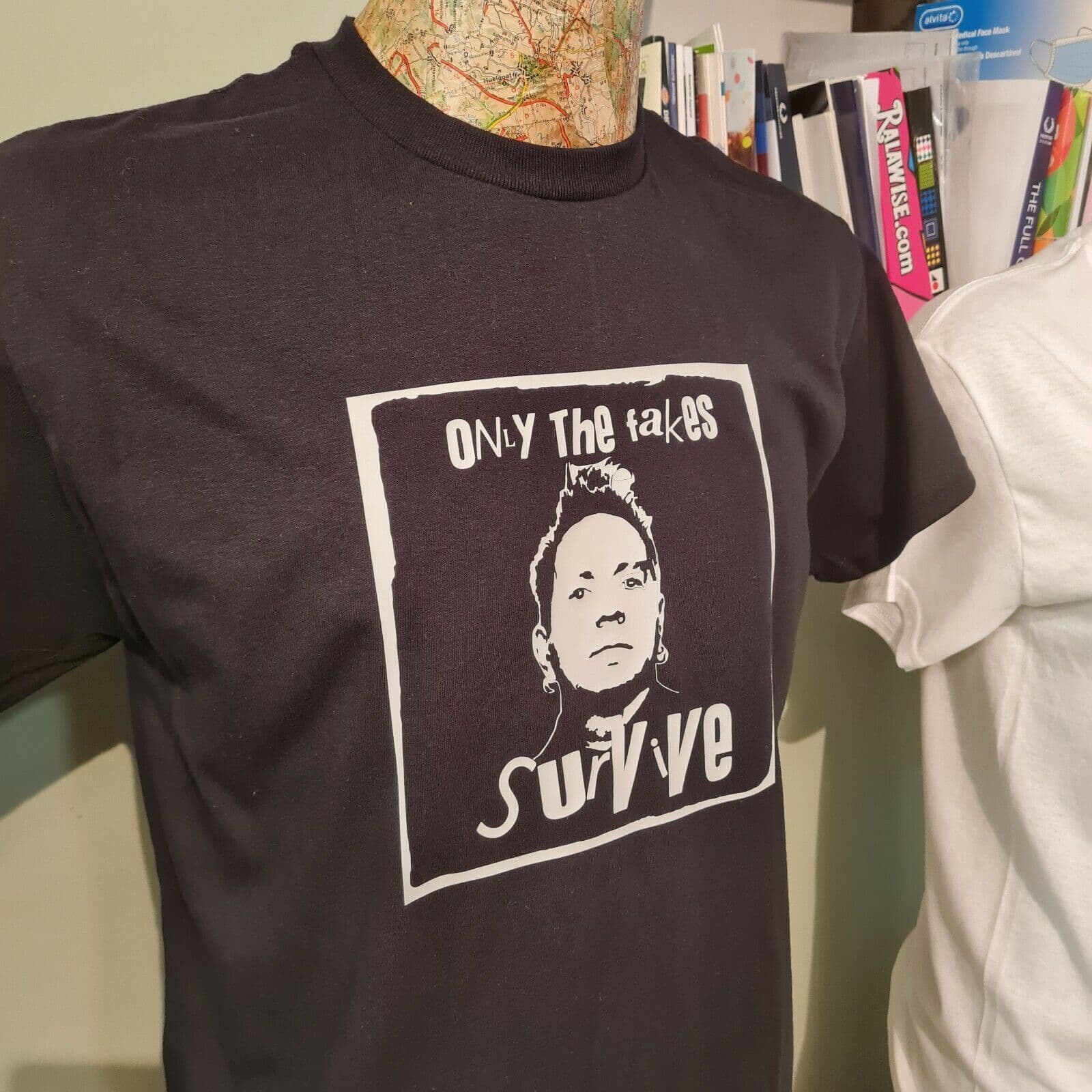 John Lydon Fakes Quote graphic black tee t shirt Johnny Rotten Sex