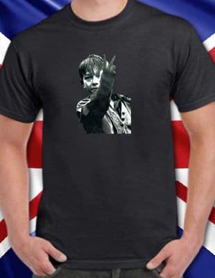 Kes Billy Casper T-Shirt Black A Kestrel for a Knave Yorkshire