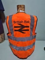 Kids BR British Rail HI VIS WAISTCOAT HIGH VISIBILITY Network PPE dressing up