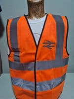 Kids BR Reflective British Rail HI VIS WAISTCOAT HIGH VISIBILITY Network PPE dressing up