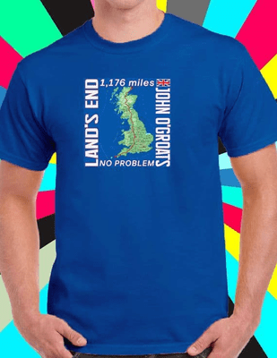 Lands End to John O'Groats No Problem T Shirt various colours  LEJOG Challenge