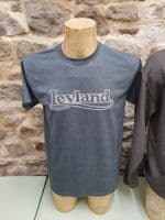 Leyland Bus Coach Truck Builder Reflective Logo T Shirt