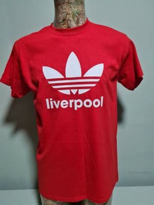 Liverpool Adored logo T-Shirt Mens Unisex Stone Roses Merseyside YNWA - 384497938471