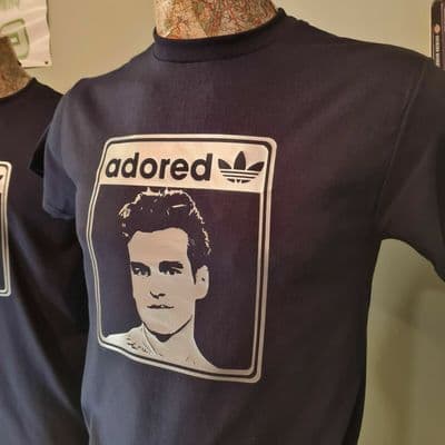 Morrissey Adored graphic tee t shirt Manchester Heroes Legends The Smiths