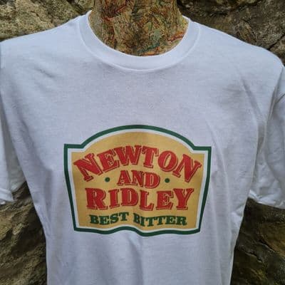 Newton and Ridley Best Bitter T Shirt Weatherfield Various Colours