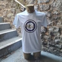 Okeh Northern Soul graphic white tee t shirt stunning Wigan Casino Twisted Wheel