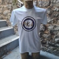 Okeh Northern Soul graphic white tee t shirt stunning Wigan Casino Twisted Wheel