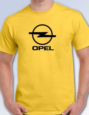 Opel Cars T Shirt Various Colours General Motors