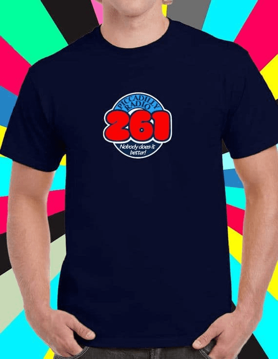 Piccadilly Radio 261 Nobody Does It Better Tee Shirt various colours 80s ILR BBC
